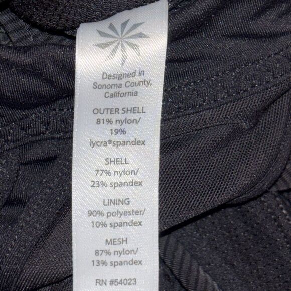 Athleta Women's Transcendence Black Stripe Tank Top Sports Bra Active Small - Picture 11 of 13